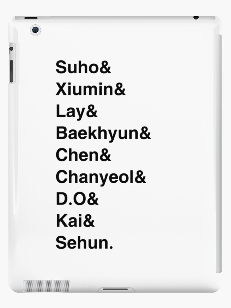 nombres de miembros de exo en hangul