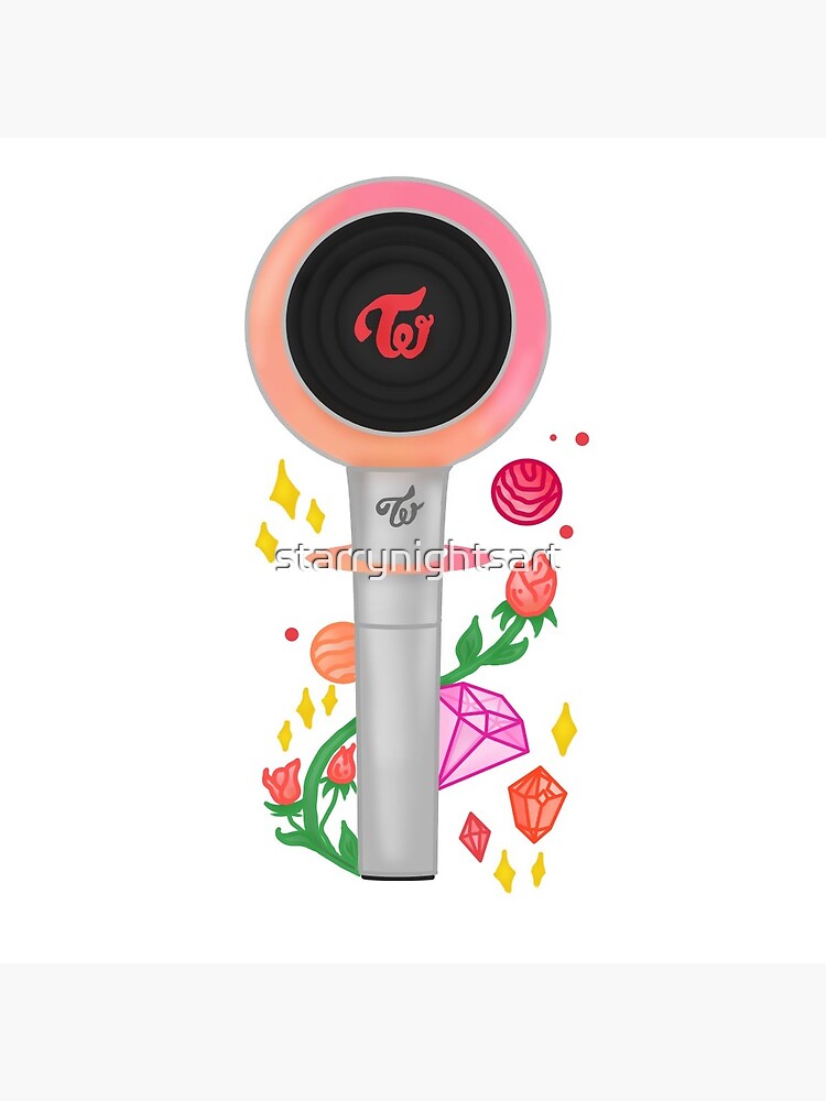 Twice Lightstick Postcard for Sale by starrynightsart