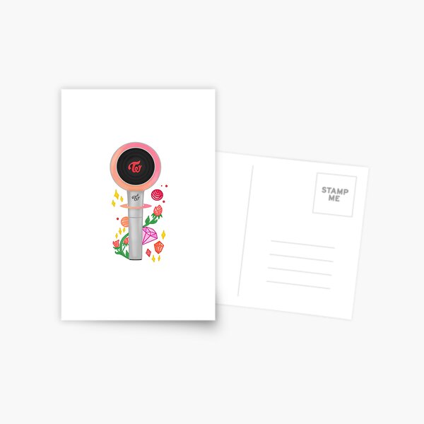 Twice Lightstick Postcard for Sale by starrynightsart