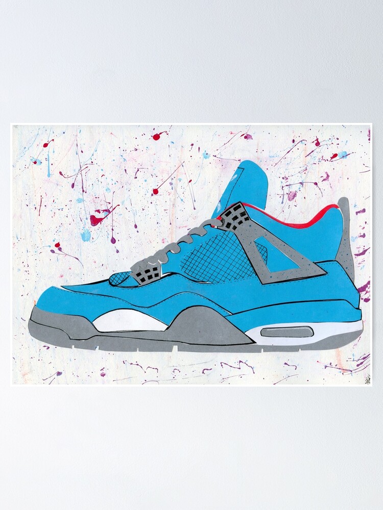 Off White Air Jordan 1 Unc / Trainer / Sneaker Art Print / Poster