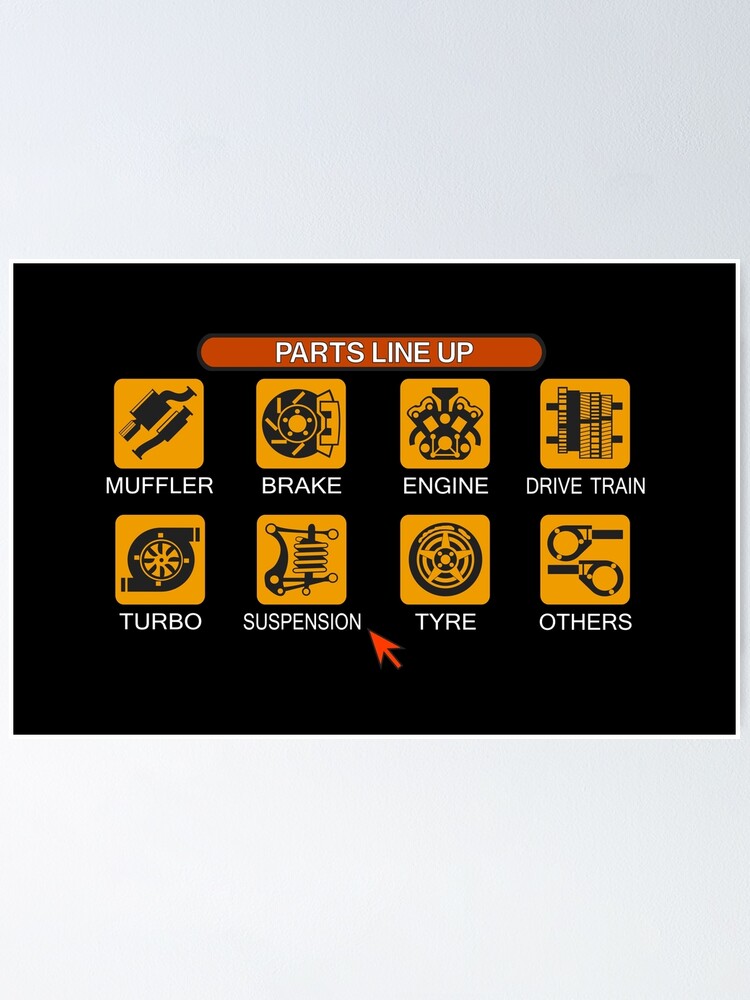 Gran Turismo Tune Menu Poster