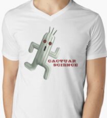 Cactuar Science Men's V-Neck T-Shirt