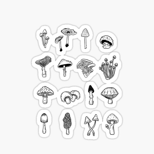 Mushroom Sticker