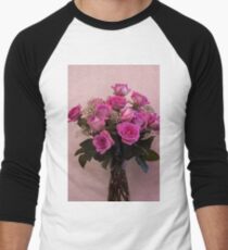 A Birthday Bouquet Men's Baseball ¾ T-Shirt