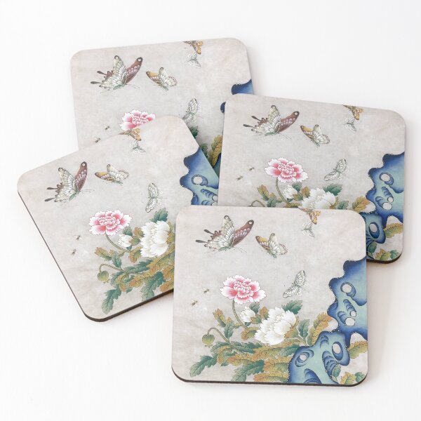 Item preview, flower & butterflies designed and sold by minsillust.