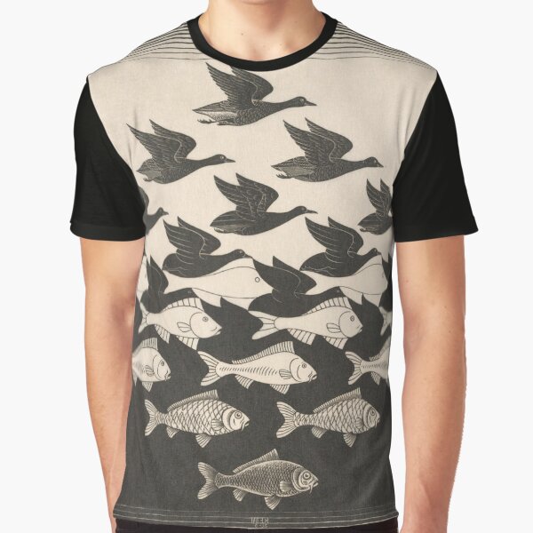Escher - Sky and water I Graphic T-Shirt