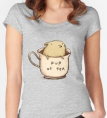 Pup of Tea Women's Fitted Scoop T-Shirt