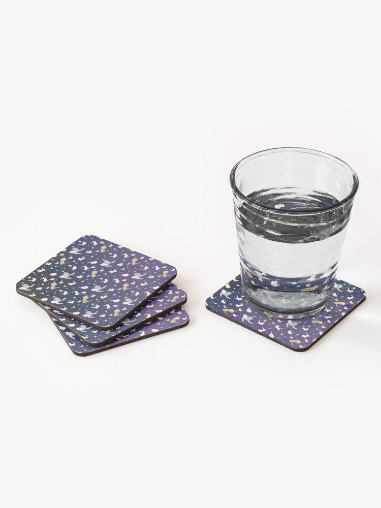 Alternate view of Rick and Morty - Schrodinger's Pattern Coasters (Set of 4)