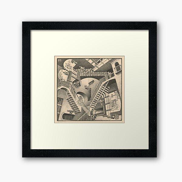 Escher - Relativity Framed Art Print