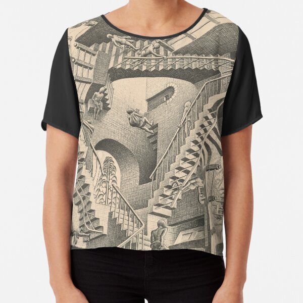 Escher - Relativity Chiffon Top