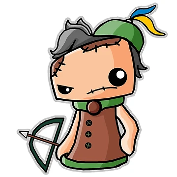 Artwork thumbnail, Archer Fingerpuppet by Razalord1990
