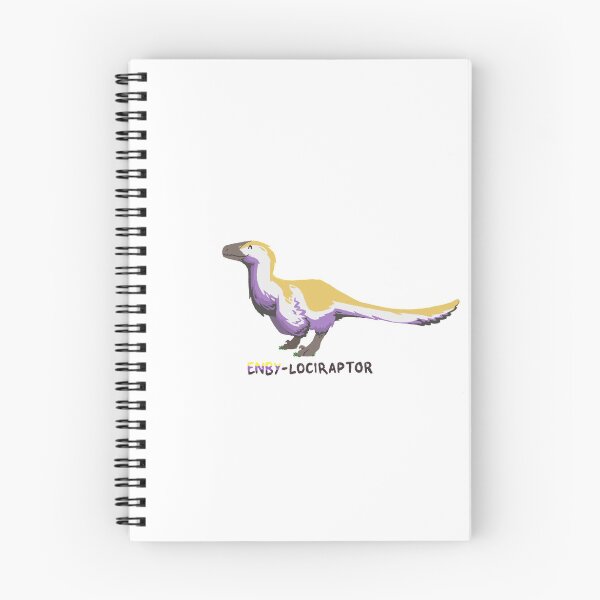 Item preview, Pride Dinos - Enby-lociraptor! designed and sold by AdamDrawsThings.