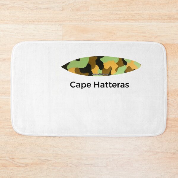 Item preview, Cape Hatteras  NC Camo Surfboard designed and sold by barryknauff.