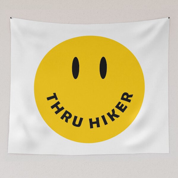 Item preview, Thru Hiker Smiley Face designed and sold by Esskay Designs.