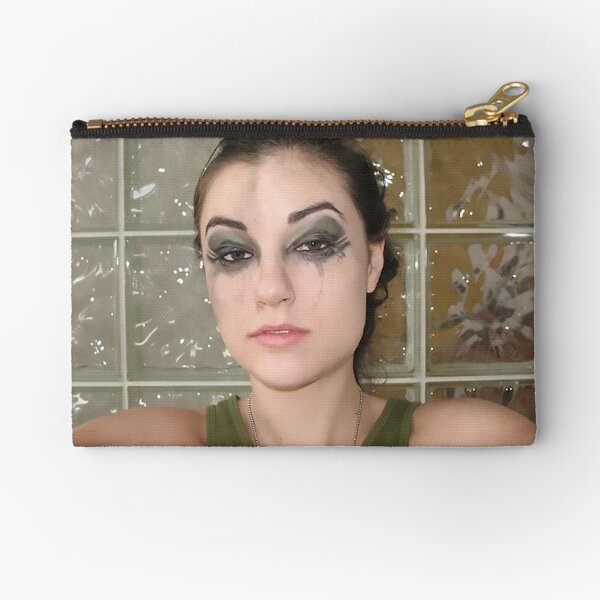 Sasha Grey makeup smear Zipper Pouch