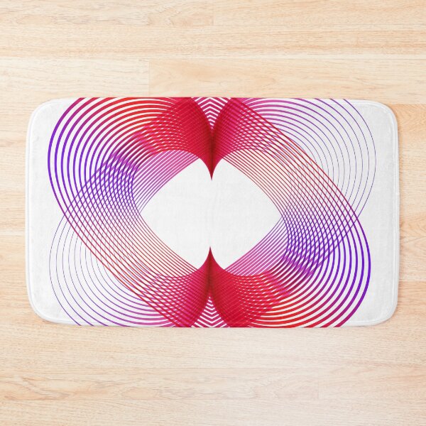 Item preview, Geometric red pink love heart abstract  designed and sold by Carolina Salazar.