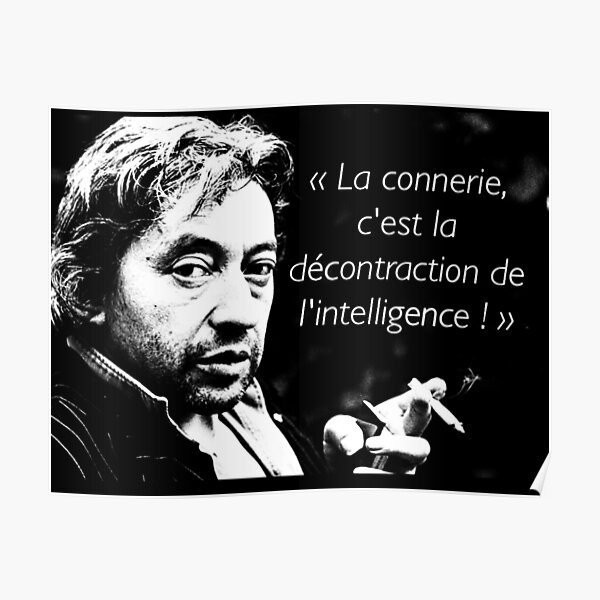Serge Gainsbourg Wall Art Redbubble