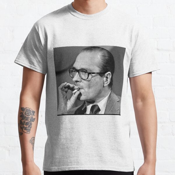 Jacques Chirac fume T-shirt classique