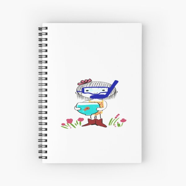 Snorkeling Iris Diane by Jami Amerine Spiral Notebook