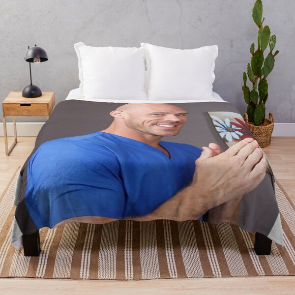 Johnny Sins is thinking about that ass Throw Blanket