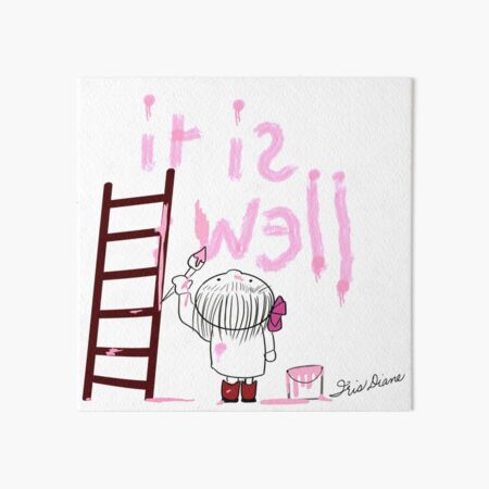It is Well Iris Diane by Jami Amerine Art Board Print