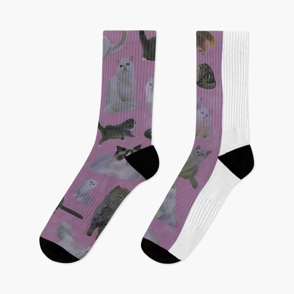 Item preview, kitten pattern designed and sold by AestheticHoes.