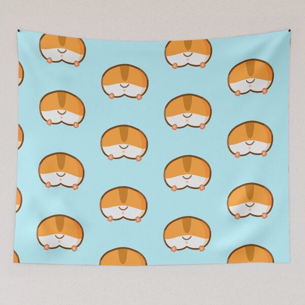Item preview, Cute mochi hamster butt designed and sold by pigeoncrafts.
