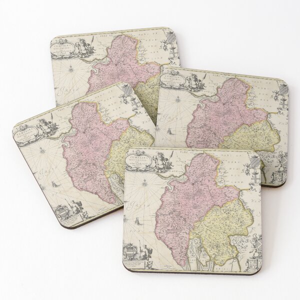Item preview, Lake District Landscape Collection - CumerCumbria & Westmoria Vulgo Cumberland & Westmorland 1679 Map designed and sold by WizardsWorld.