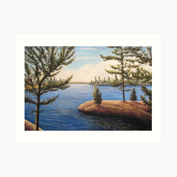 Through the Channel (c) 2011 by Ian Ridpath Art Print