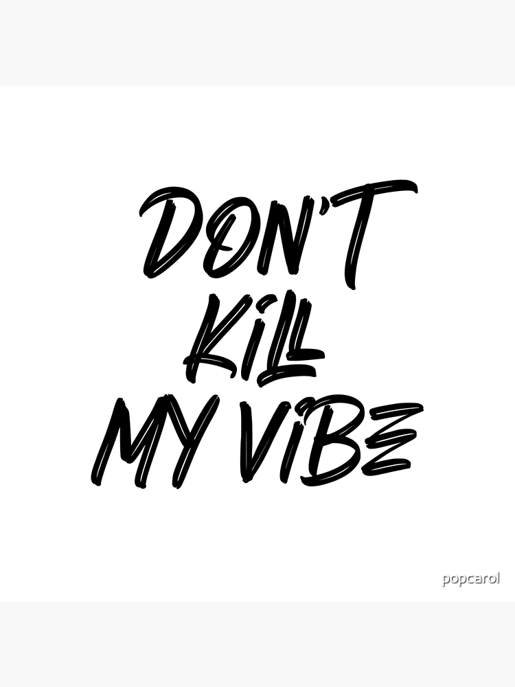 Witch Don't Kill my Vibe outlets Handpainted Needlepoint Canvas - Funny Unique Modern Lyrics Quote