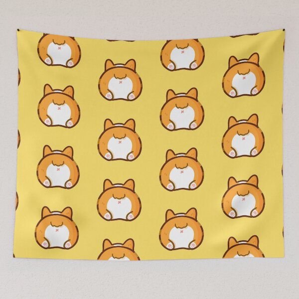 Item preview, Cute mochi corgi butt designed and sold by pigeoncrafts.