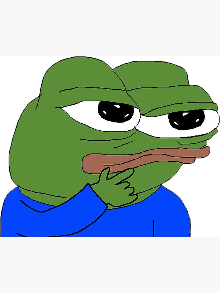 "Me Smart Pepe" Art Print for Sale by dominik4321 Redbubble