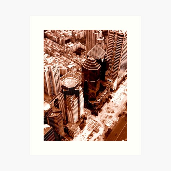 Item preview, Shenzhen skyscrapers from above, China designed and sold by Chris Millar.