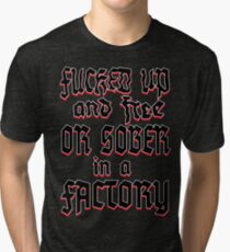 STRENGTH THROUGH JOY Tri-blend T-Shirt
