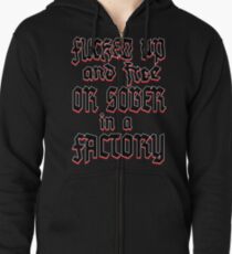 STRENGTH THROUGH JOY Zipped Hoodie