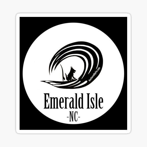 Item preview, Emerald Isle NC Surf Dog designed and sold by barryknauff.
