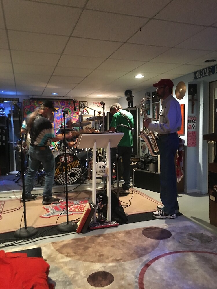 "basement jam" by wormink Redbubble