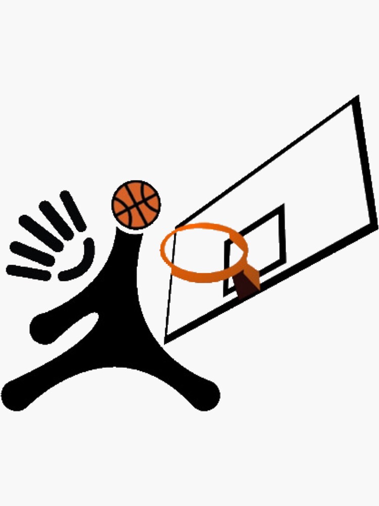 "Hydro Flask Basketball and Hoop Logo" Sticker for Sale by WittedPop