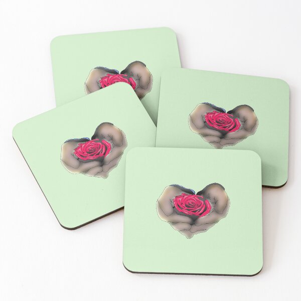 Item preview, Holding A Pink Rose designed and sold by Teal-Cookie.