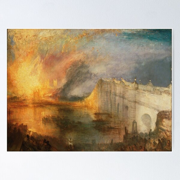 Item preview, The Burning of the Houses of Lords and Commons designed and sold by allhistory.