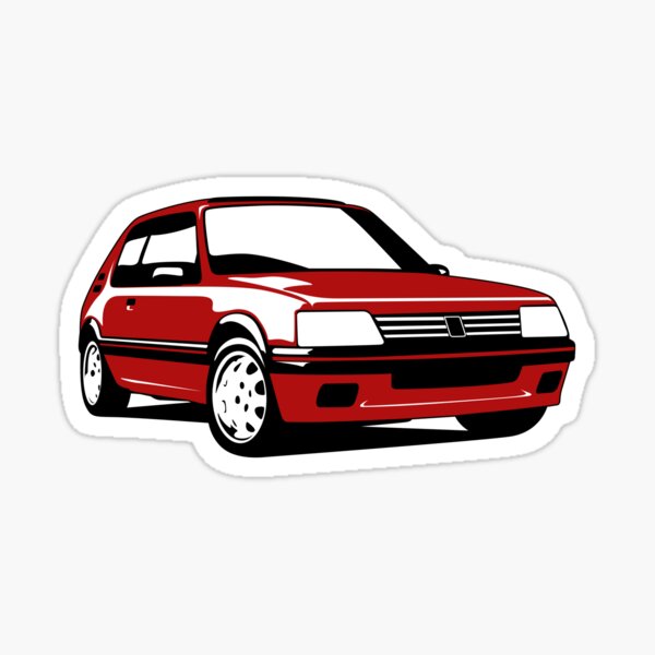 Peugeot 308 GTI Sticker for Sale by EarlyBirdz