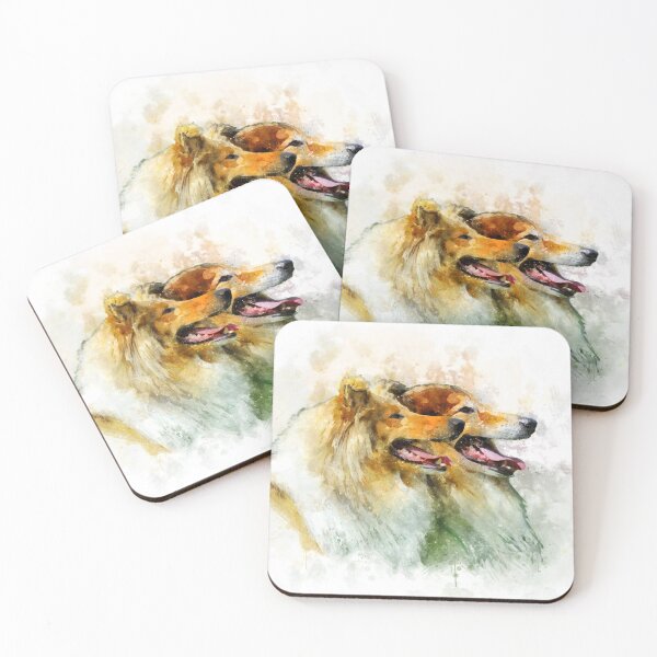 Item preview, Watercolor of Collie designed and sold by PetsArt.