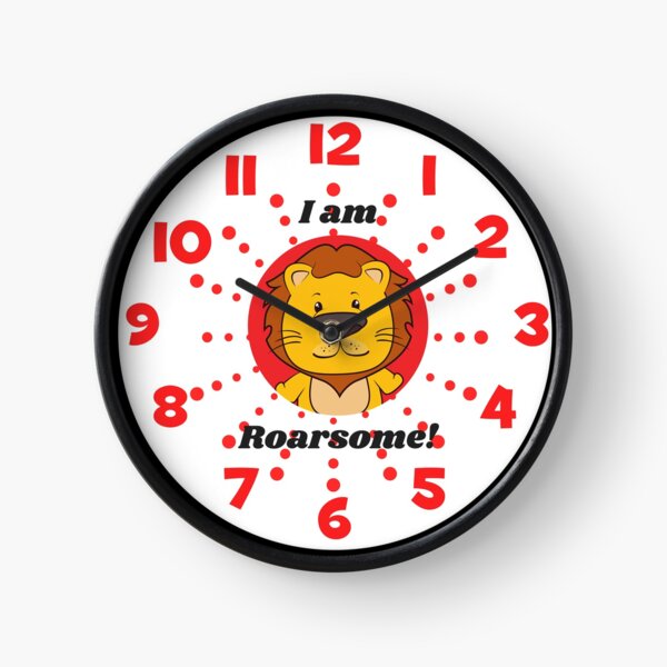 I am Roarsome clock Clock