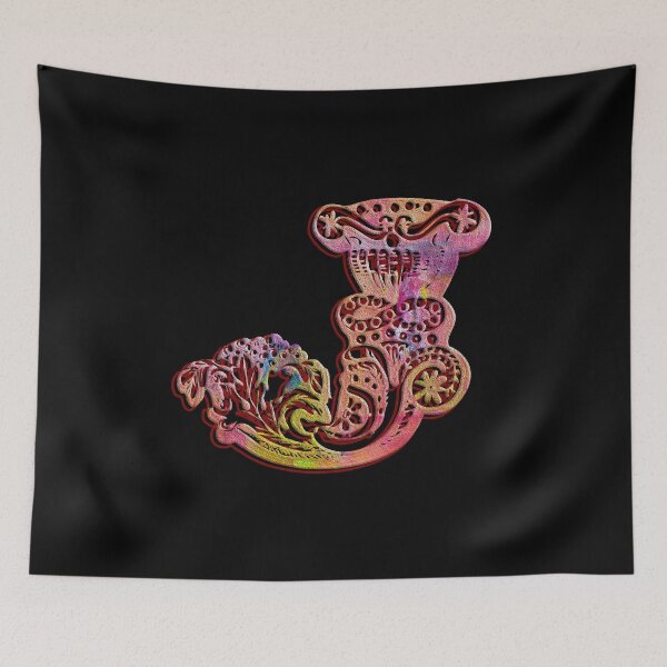 Item preview, Decorative Monogram Letter J from the Initials series designed and sold by Dreams of Dubai.