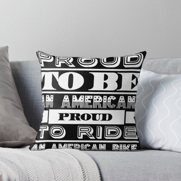 Item preview, Proud American Proud To Ride An American Bike White Text designed and sold by TWMBDesigns.