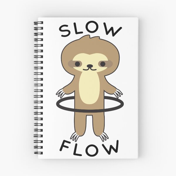 Item preview, Slow Flow - Hoop Sloth designed and sold by Kate Pelletier.