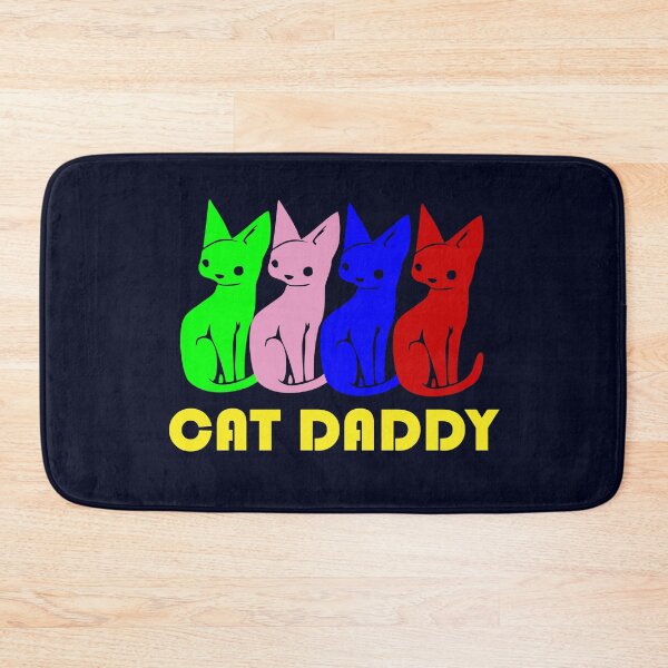 Item preview, Cat Daddy Four Kittens | NickerStickers® on Redbubble designed and sold by NickerStickers.