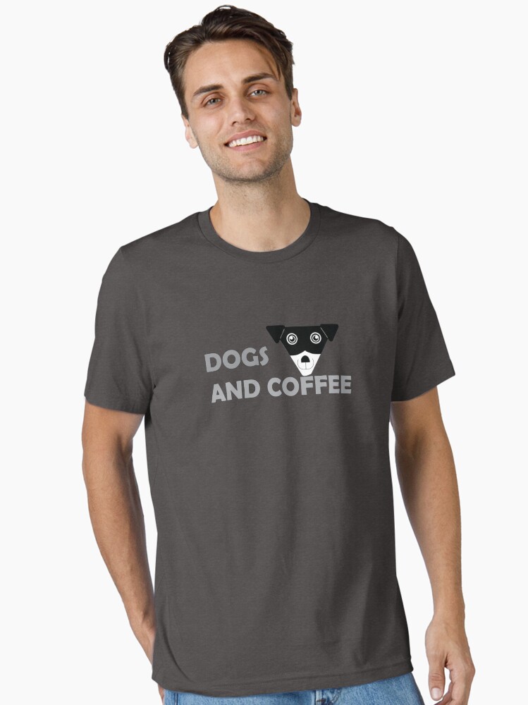 Thumbnail 2 of 7, Essential T-Shirt, Dogs and Coffee designed and sold by willpate.