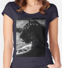 Man, is it hot..time for a drink Women's Fitted Scoop T-Shirt