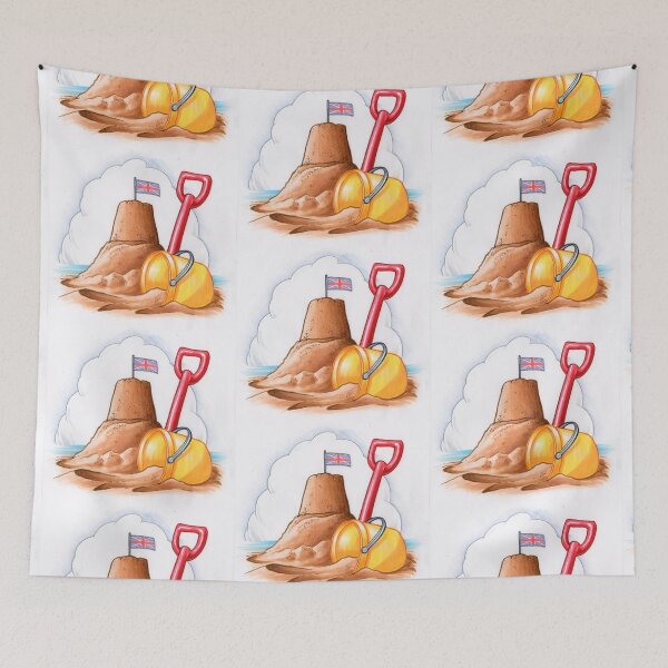 Item preview, seaside2-sandcastles designed and sold by Worldofward48.